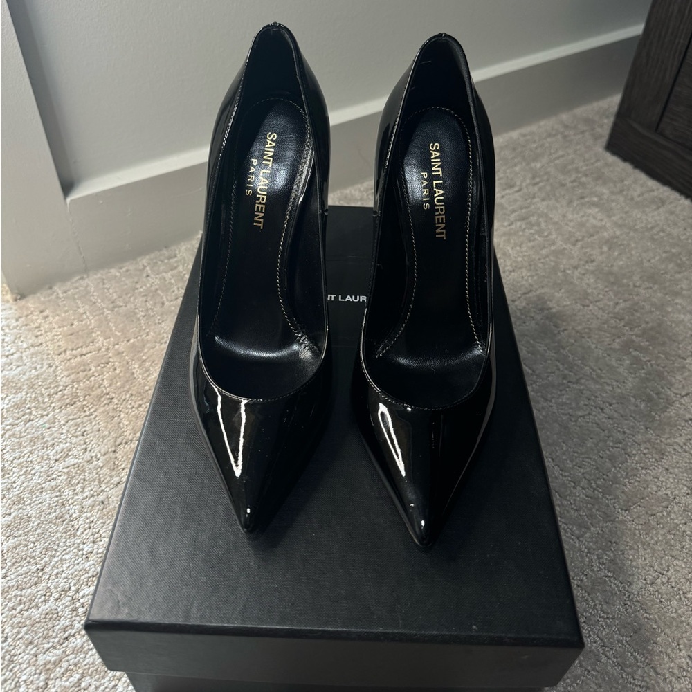 Saint Laurent Opyum Heels Patent Leather